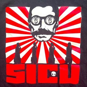 SICU Philadelphia Punk Band Large Black Hanes T-shirt